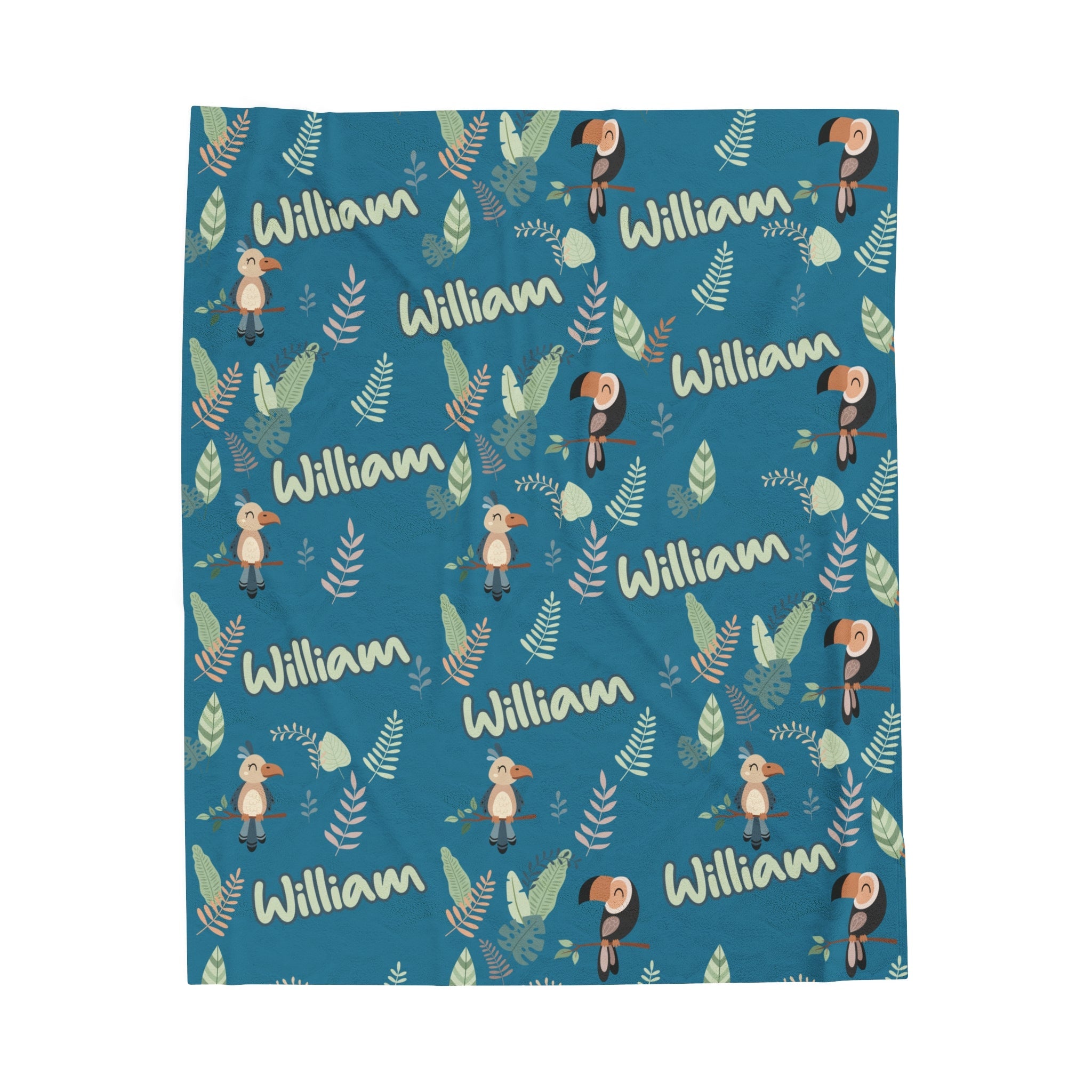 Personalized Baby Blanket - Toucan