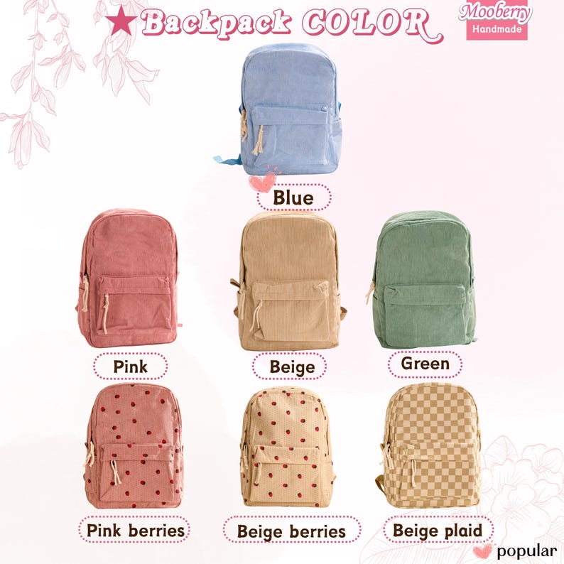 Custom Name School Backpack Personalized Back to School Daycare Gift for Kids or Toddlers